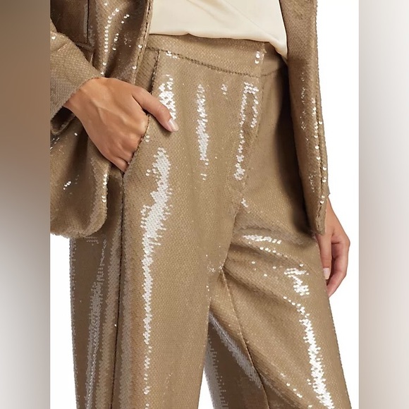 Elie Tahari Eclipse Navy Sequin Pant - Picture 14 of 16